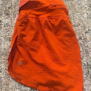 Orange Athletic shorts